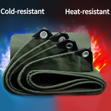 🔥🔥🔥Extra Heavy Duty 19.4oz Canvas Tarp Thick Waterproof Tarpaulin Pure Cotton