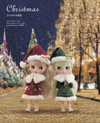 Crochet Blythe Coordinate Book Handmade Doll Clothes Book Japan 2022 - Picture 22 of 23