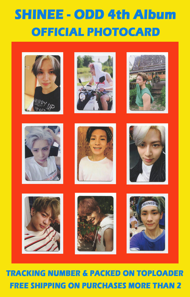 SHINEE - ODD 4th Album OFFICIAL PHOTOCARD JONGHYUN TAEMIN SHINEE - ODD 4th Album OFFICIAL PHOTOCARD JONGHYUN TAEMIN