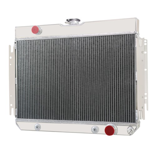 4 Row Radiator+Shroud Fan For 63-68 67 Chevy Bel Air/Impala/Chevelle El Camino - Picture 6 of 21