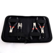 4pc/Set 45 Steel Jewelry Plier Kits Side Cutting Wire Cutter Round Nose Scissor