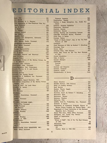 1935 Film Daily Year Book of Motion Pictures Movies Hollywood Book 17th Annual - 第 5/10 張圖片