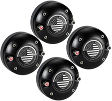 4x Eminence ASD 1001B 1" High Frequency Titanium Horn Driver 2-Bolt, 50W 8-Ohm
