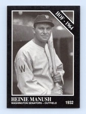1991 Conlon Collection #63 Heinie Manush HOF