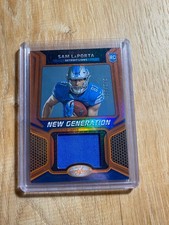 2023 Panini Certified - New Generation Jerseys Sam LaPorta Mirror Orange /249 