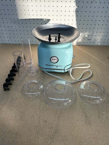 Nostalgia Retro Series 4-Tier Aqua Chocolate Fondue Fountain