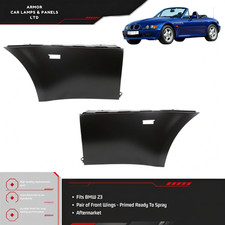 Fits BMW Z3 E36/7 Front Wings Pair Left & Right 1996-2002 Roadster N/S O/S New