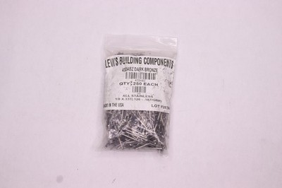 (250-Pk) Levi's Building Components Steel D-Grip Screw 1/8'' 43DABZ