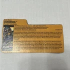 1989 GI JOE NIGHT FORCE CHARBROIL File Card only!
