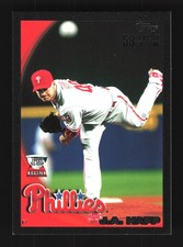 J.A. Happ Philadelphia Phillies 2010 Topps Black #89 SN /59