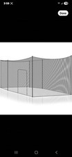New Syhood Baseball Batting Cage Net 20x8x8 Frame Not Included
