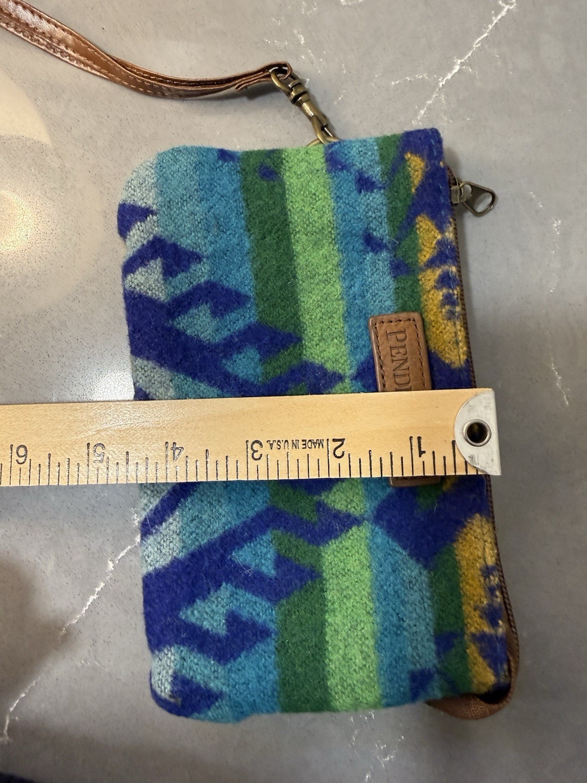 PENDLETON Aztec Southwestern Pattern Wool Zip Wom… - image 8