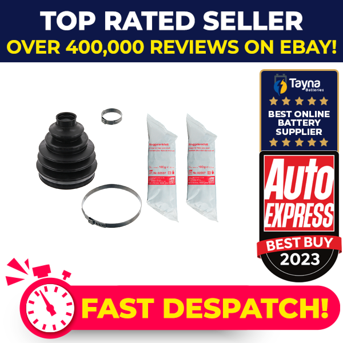 CV Joint Boot fits MERCEDES VITO W639 2.2D Rear Outer 2003 on C.V. Driveshaft