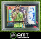 Konstantinos Koulierakis RC 2024-25 Topps Chrome Bundesliga Verve Auto Wolfsburg