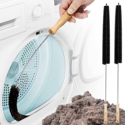 Holikme Dryer Vent Cleaner Kit 2 Pack - Household Cleaning 2Pack, Black 