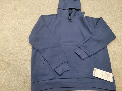 Lululemon Steady State Pullover Hoodie Size L Color Blue Twill | eBay