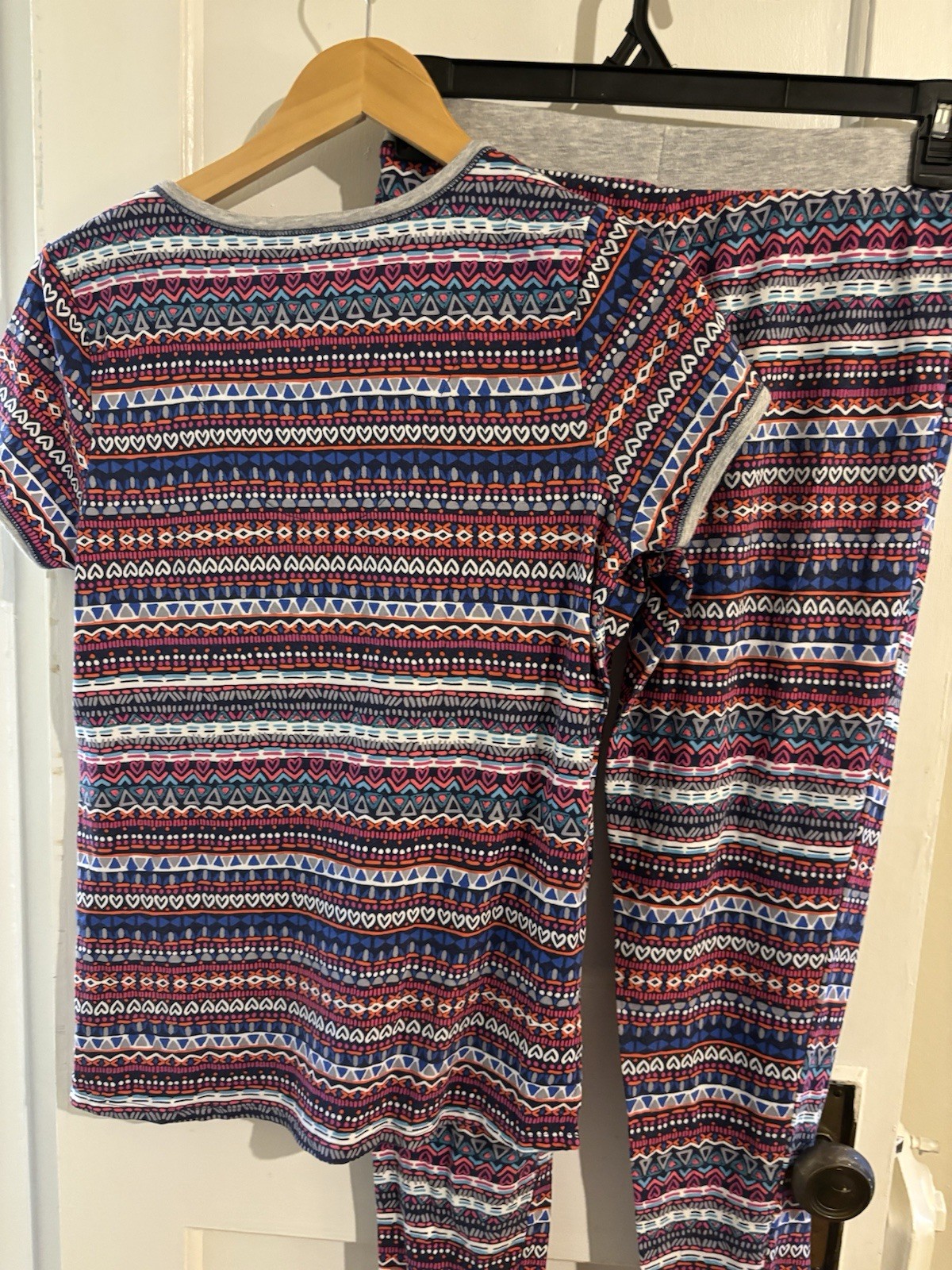 Cuddl Duds Multicolor Patterned Pajama Set - image 6