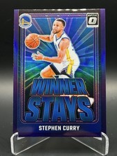 2024-25 Panini Donruss Optic - Winner Stays Stephen Curry #3 Purple Prizm