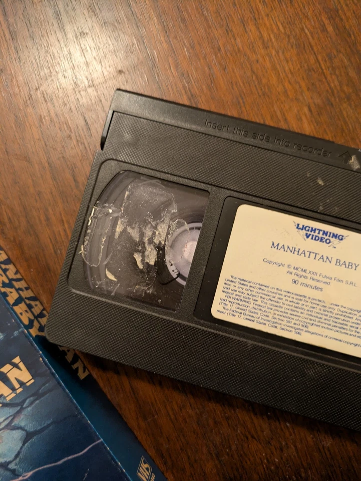 Manhattan Baby VHS (Lucio Fulci, Horror) Tested, Mold Free - Image 4 of 4