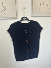 F&F Baby Sleeveless Button Up Cardigan Size Medium