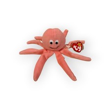TY Beanie Baby INKY THE PINK OCTOPUS 6" Stuffed Animal 1993 NEW