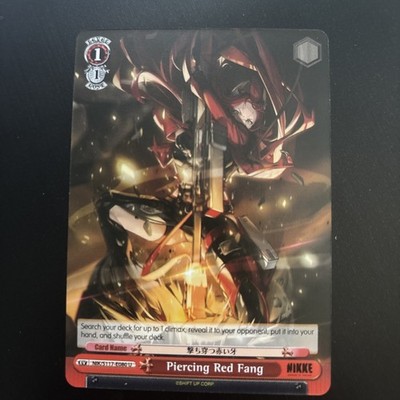 Weiss Schwarz : Piercing Red Fang GODDESS OF VICTORY: NIKKE NIK/S117-E080 U : U