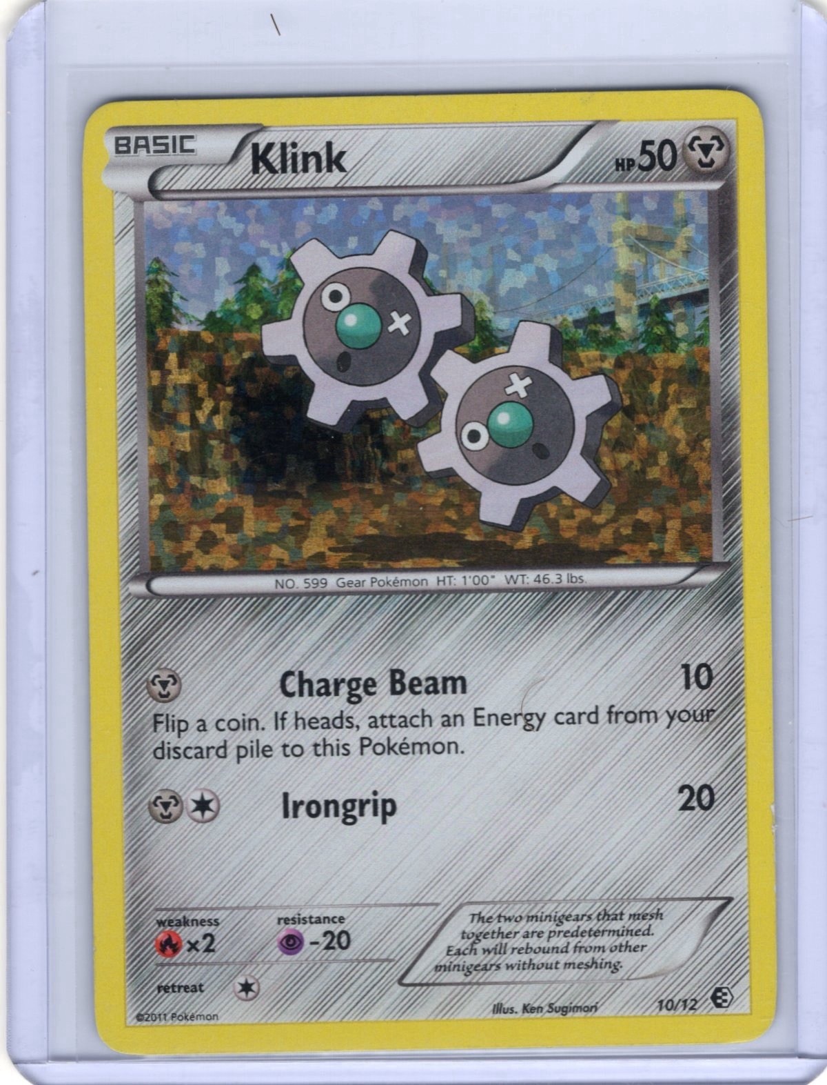Klink - 10/12 McDonald's Promos 2011 Holo 010/012 Pokemon TCG