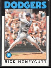 1986 Topps Rick Honeycutt Los Angeles Dodgers #439