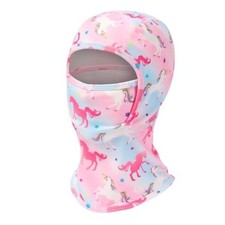 Dinosaurs Kids Balaclava Windproof Ski Face Warmer 3-10 Years Unicorn H-thicken