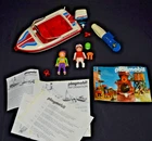 Vintage Playmobil 3142 Motor Boat Summer Fun - In Original Box
