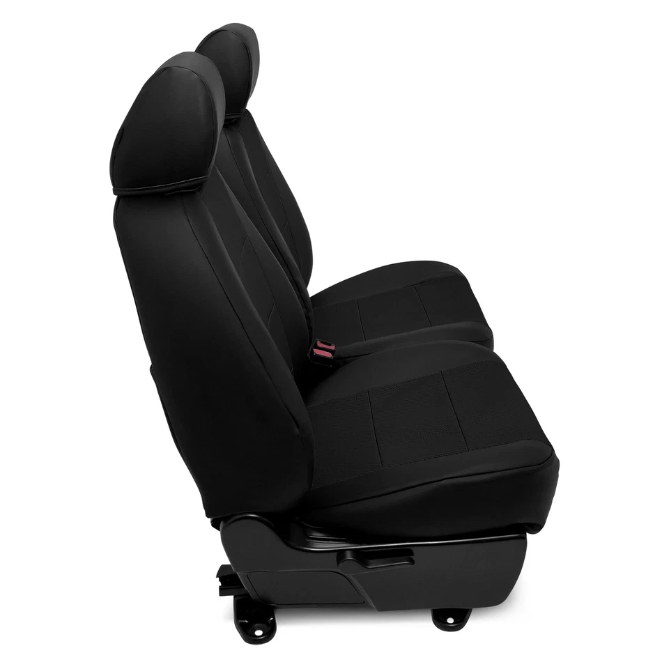 For Toyota FJ Cruiser 12 Retro Weave 1st Row Black & Black Custom Seat Covers Foto 4 de 4