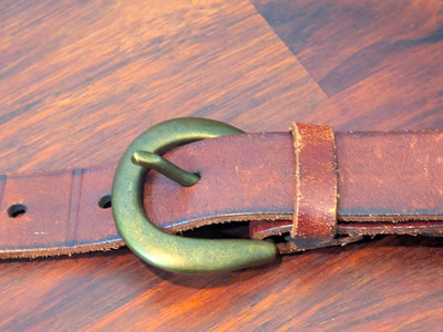 American Eagle Outfitters Women s Brown Braided Belt Size M Buckle. 43'' Belt