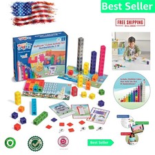 Hands-On Numberblocks Activity Set: Fun Math Skills with 100 Linking Cubes