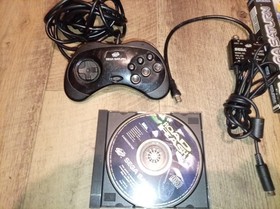 Sega Saturn Console & Games Bundle Inc Sonic R need for speed road rash & more