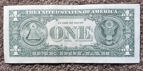 $1 One Dollar Bill Double Gas Pump Error Odometer Note (6&4) Fancy Serial Number - Picture 4 of 4