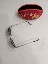 Brighton Sunglasses Ashbury Metal Design Cutwork Frames Case