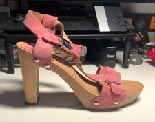 SCHOLL  ITALY Sandale 11 cm HEEL Gr.40 Leder ...