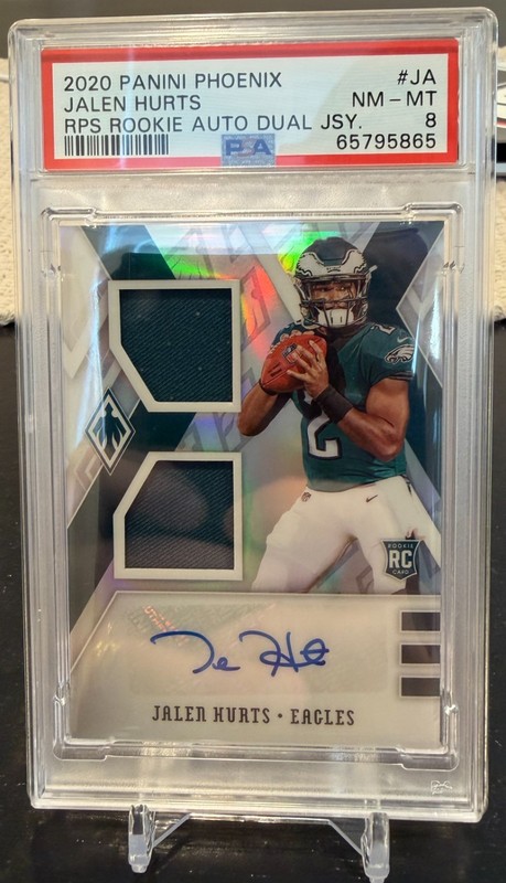 2020 Panini Phoenix - Rps Rookie Auto Dual Jersey Jalen Hurts #RDA-JA /99...