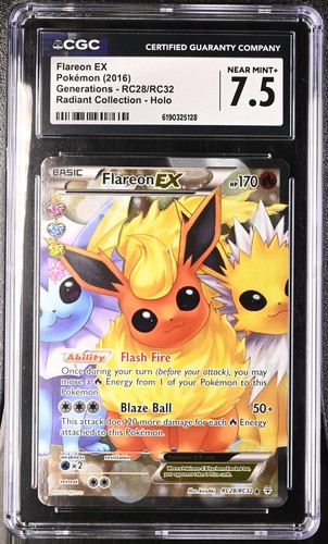 Flareon-EX graded CGC 7.5 for sale on eBay