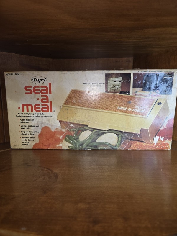 Vintage Dazey Seal A Meal In Original Box Model Sam1 Retro 70's Used Works 