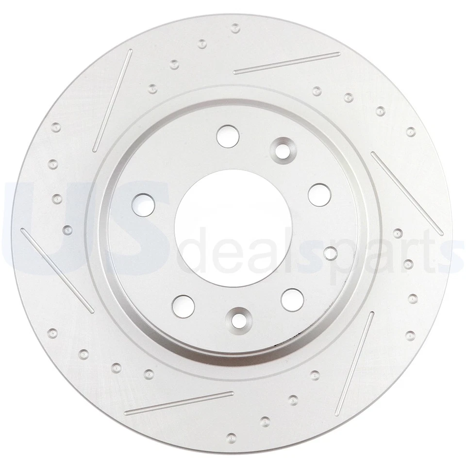 Rotores de freno de disco traseros ranurados aptos para Ford Fusion Mazda MX-5 2006-2009 Foto 3 de 4