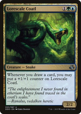 Lorescale Coatl [Duel Decks: Elspeth vs. Kiora] Magic MTG