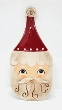 Johanna Parker Transpac Santa Christmas Spoon Rest  