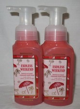 Bath Body Works Gentle Clean Foaming Hand Soap Set Lot of 2 ENDLESS WEEKEND