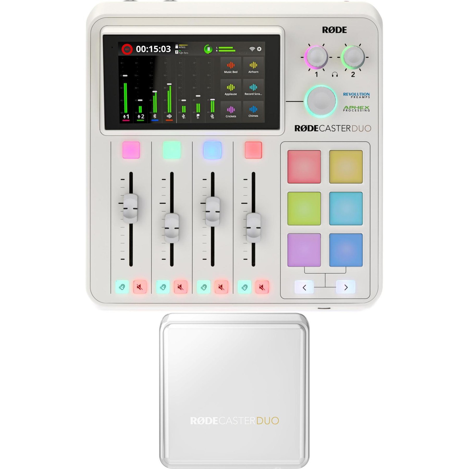 Потоковый микшер Rode RodeCaster Duo с крышкой - Белый 81790₽