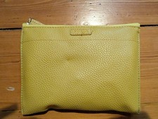 Furla unused amenity kit (EVA air) Mustard yellow