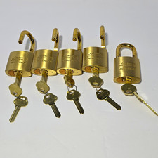 Lot Of 5 Corbin Russwin ASSA ABLOY PL5000 Series Padlocks
