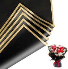 20 Sheets Floral Wrapping Paper, Waterproof Bouquet Wrapping, 22.8x22.8IN, Flori