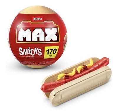 ZURU MAX SNACKS Hotdog Puzzle To Build.  Fun for a Party or White Elephant Gift!