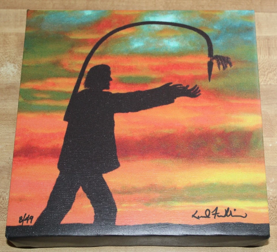 Impresión Giclee sobre Lienzo The Jr Exec 8" x 8" Edición Limitada de 49 Firmada/Numerada Foto 2 de 4